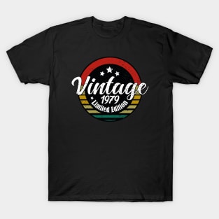 Limited Edition Vintage 1979 birthday - 44th Birthday gift T-Shirt